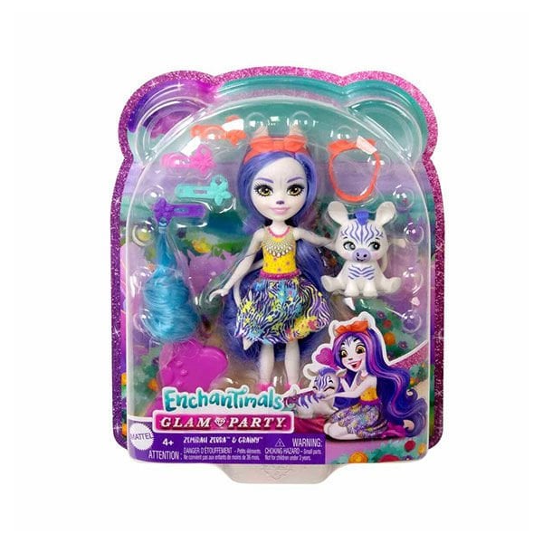 Enchantimals Zebra Zemirah & Grainy