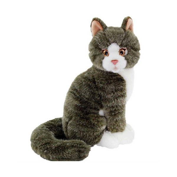 Animals Of The World Oturan Gri Kedi