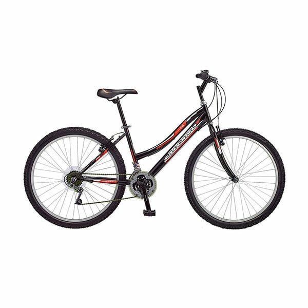 Salcano Excel 26 Lady 26 Jant (155-170 cm) Pabuç Fren 21 Vites Dağ Bisikleti Siyah Kırmızı