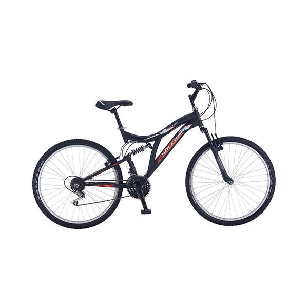 Salcano Hector 24 V 24 Jant (140-155 cm Boy) Pabuç Fren 21 Vites Çift Amortisörlü Çocuk Dağ Bisikleti Siyah Kırmızı Beyaz