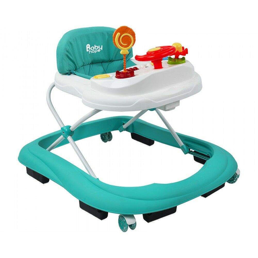 Baby Hope 217 Lüks Oyuncaklı Yürüteç-Turkuaz