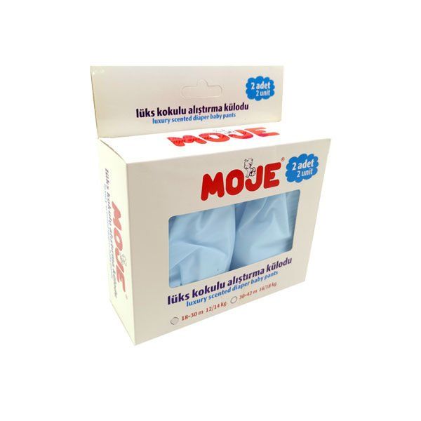 Moje Lüks Kokulu Alıştırma Külodu 2'li Mavi-Medium
