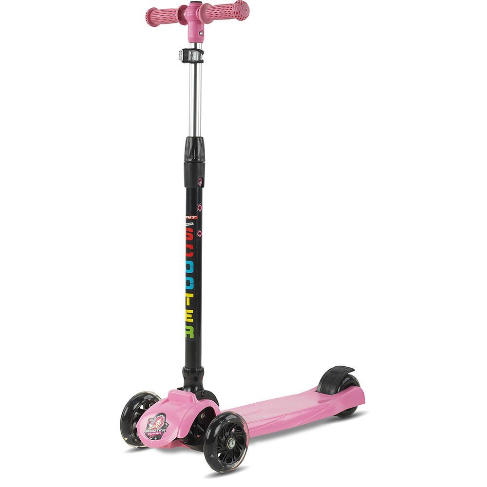 Baby Hope JY H01 Power Işıklı Scooter-Pembe