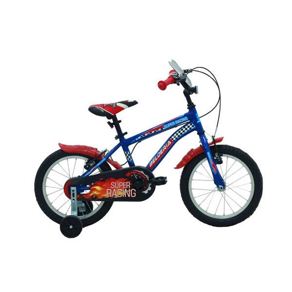 Belderia Super Racin 16'' Jant Vitessiz V-Fren Çocuk Bisikleti Mavi