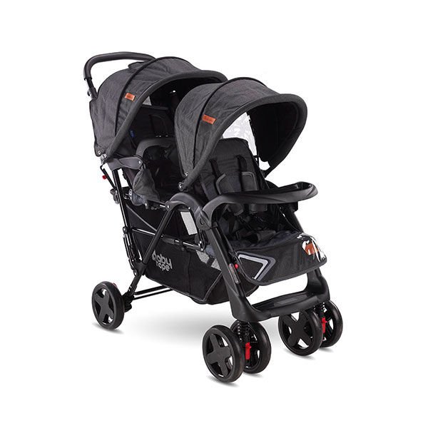 Baby Hope 738 İkiz Puset Siyah