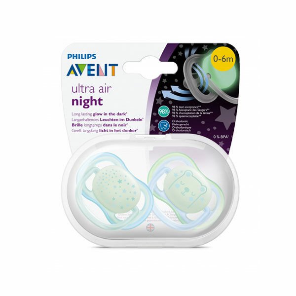 Philips Avent 0-6 Ultra Air Karanlıkta Parlar