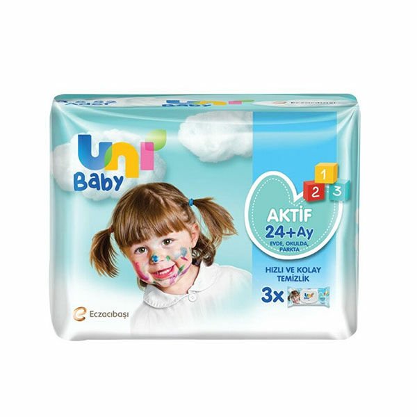 Uni Baby Aktif 24+ Ay Islak Mendil 4x52