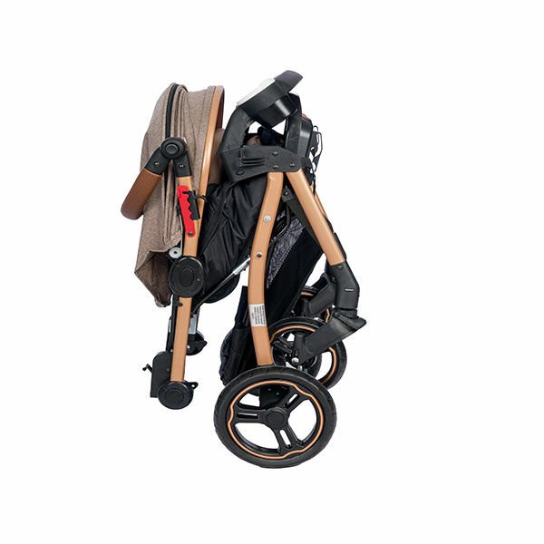 4 Baby Active Plus Çift Yönlü Bebek Arabası Antrasit Gold