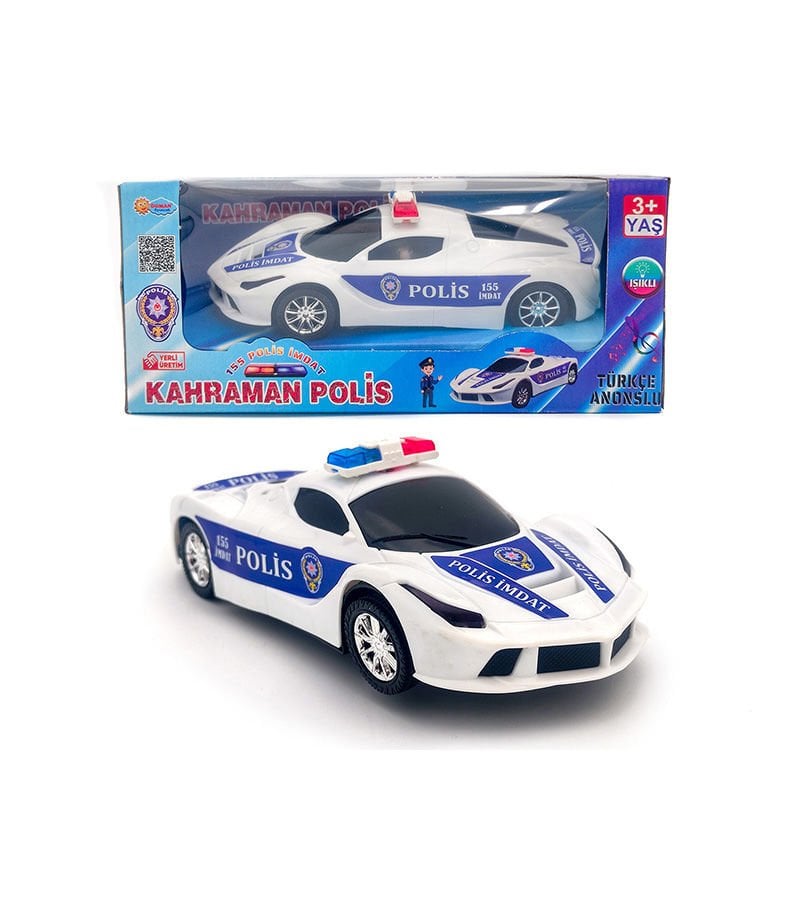Duman DMN2024P Pilli Türkçe Sesli Çarp Dön Polis Arabası