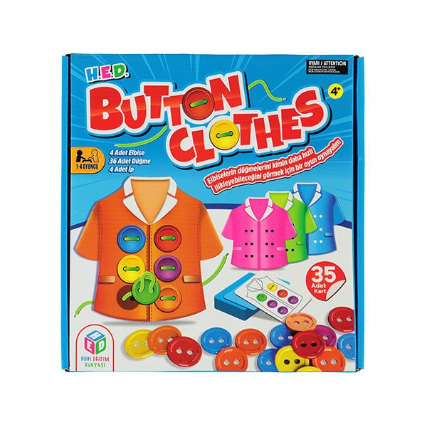 Hobi Button Clothes Düğme Oyunu