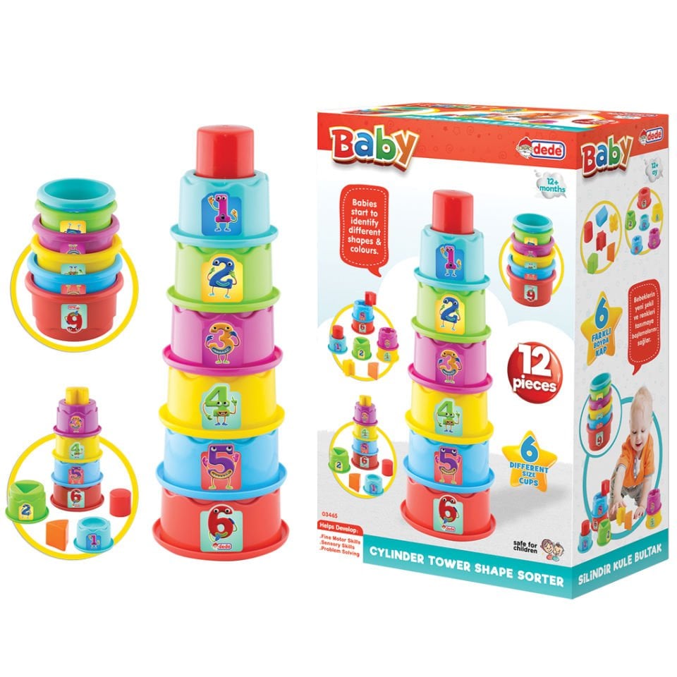 Dede Silindir Kule Bultak 12 Parça