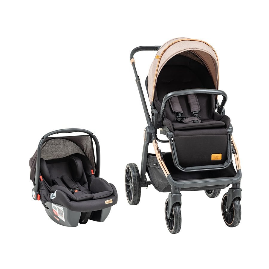 Baby2Go Napoli Travel Sistem Bebek Arabası Kahve