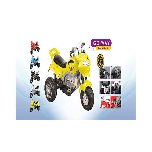 Aliş Go Way 404  12 Volt Turbo Akülü Dev Motor Beyaz