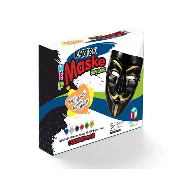 Hobi Karton Maske Boyama