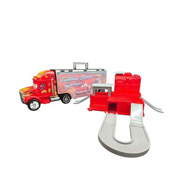 Toysan Tırlı Garaj Seti 10 Metal Araba