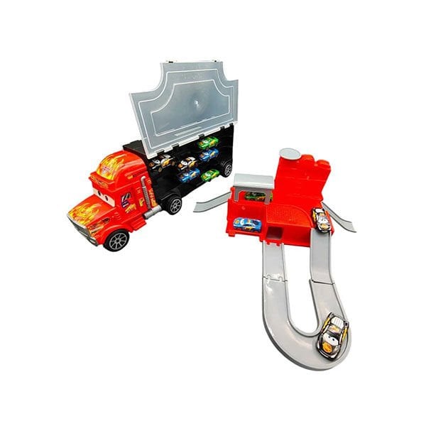 Toysan Tırlı Garaj Seti 10 Metal Araba