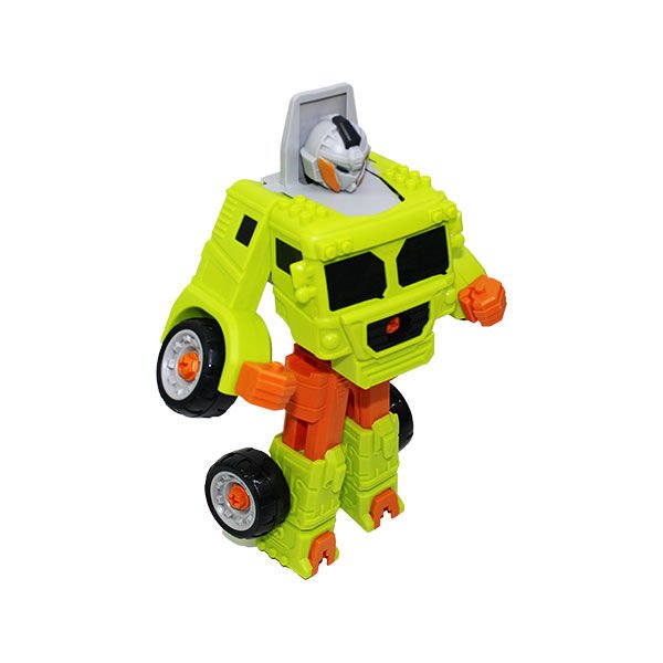 Toysan İnşaat Arabasına Dönüşen Robot