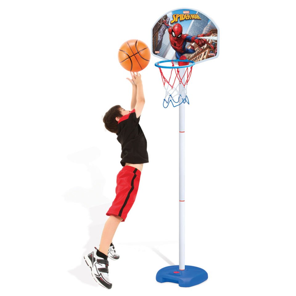 Dede Spiderman Ayaklı Basketbol Set