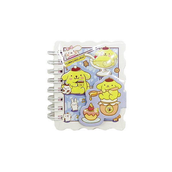 Sevimli Figürler Mini Notluk Mor