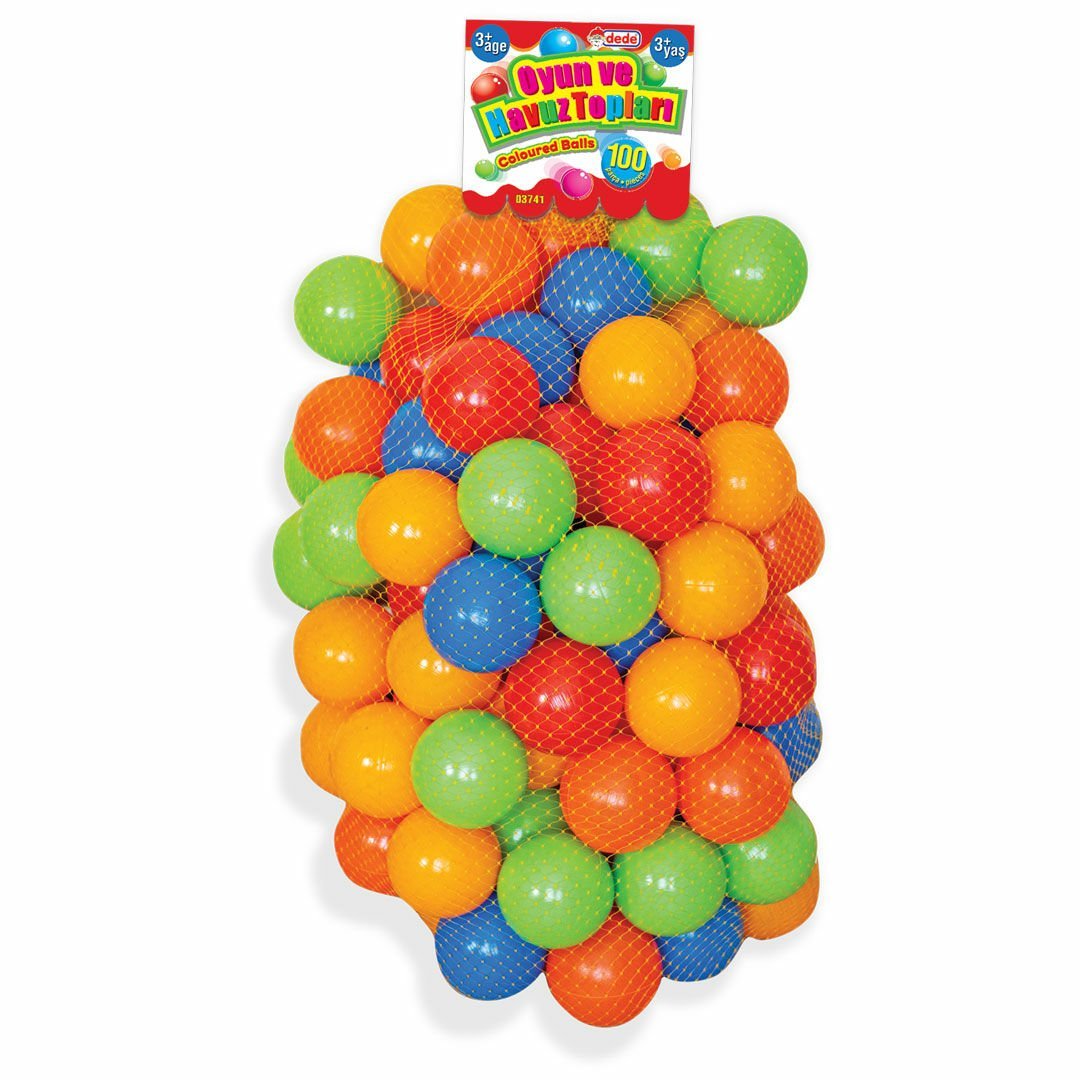 Dede Oyun Havuz Topları 100 Parça Filede 9 cm