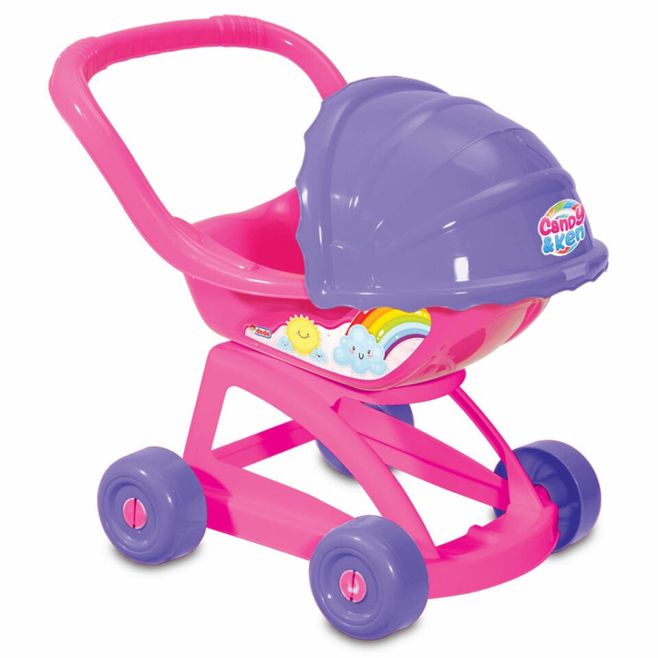 Dede Oyuncak Candy & Ken Tenteli Bebek Arabası