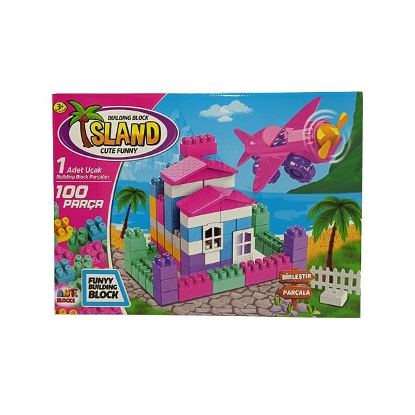 Asya Block 100 Parça Island