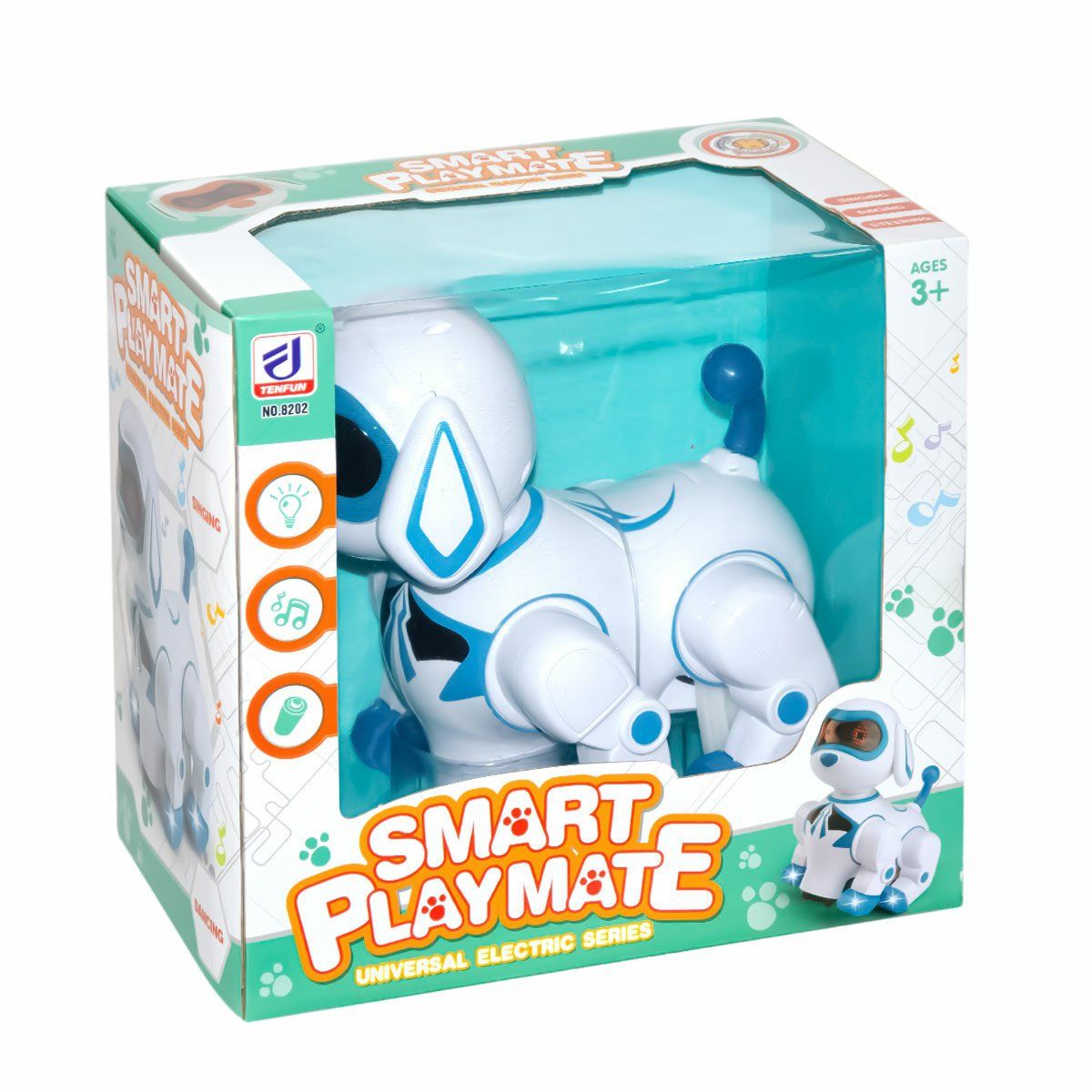 Canem 8202 Pilli Kutulu Işıklı Müzikli Robot Köpek