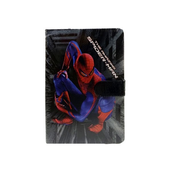 Örümcek Mıknatıslı Defter Kırmızı