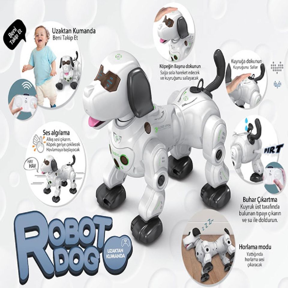 Vardem Işıklı Sesli Akıllı Robot Köpek