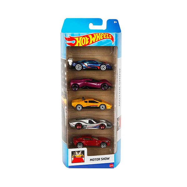 Hot Wheels 5'li Araba Seti Motor Show