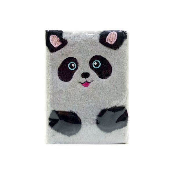 Yumuşak Panda Defter Gri