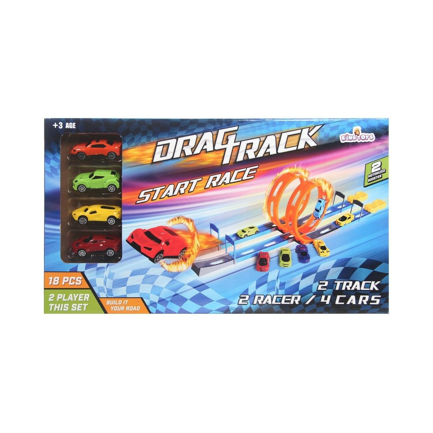 King Toys FTH01 Fırlatıcı Yarış Pisti