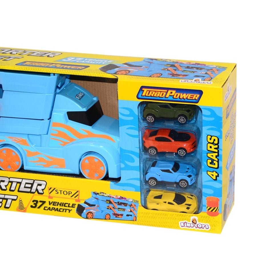 King Toys ENG-1069 Kutulu Trafik Seti Tır