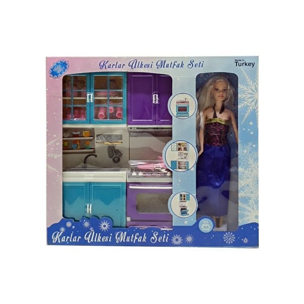 Oydaş Karlar Ülkesi 2'li Fırın-Lavabo Bebekli