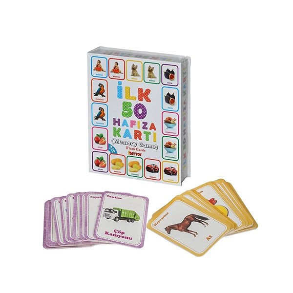 Diy Toy İlk 50 Hafıza Kartları
