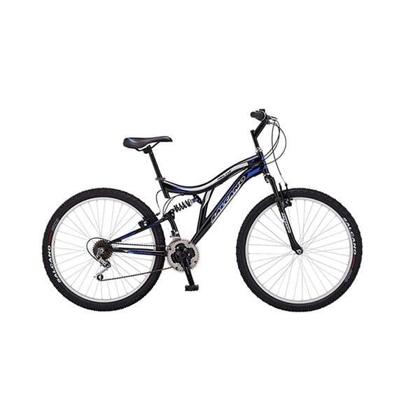 Salcano Hector 24 V 24 Jant (140-155 cm Boy) Pabuç Fren 21 Vites Çift Amortisörlü Çocuk Dağ Bisikleti Siyah Mavi Beyaz