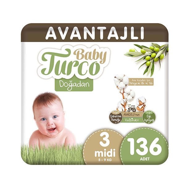 Baby Turco Doğadan Bonus Midi 3x136