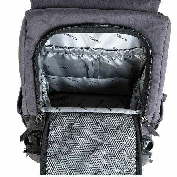 Kraft Moon Bebek Bakım Sırt Çantası Açık Gri