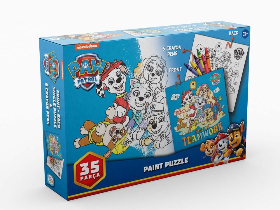 Laço Kids PW7930 Paw Patrol Boyamalı Puzzle 35 Parça