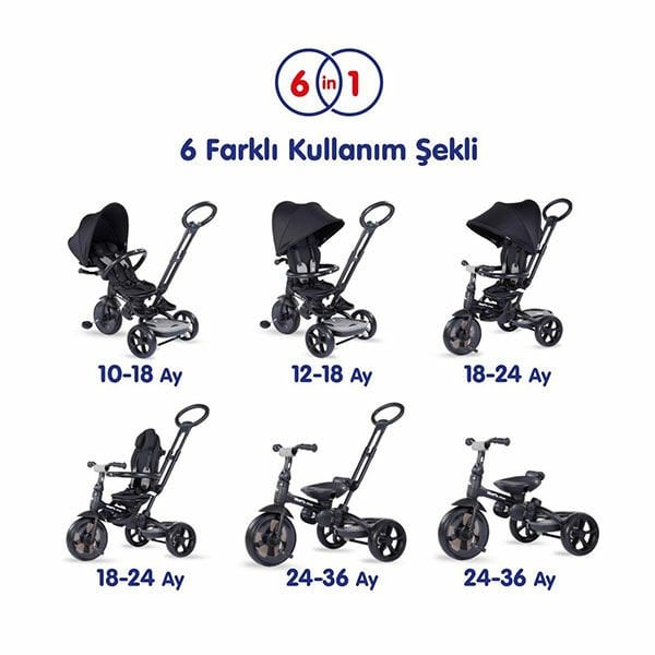 Kraft Prime 6in1 Bisiklet Mavi