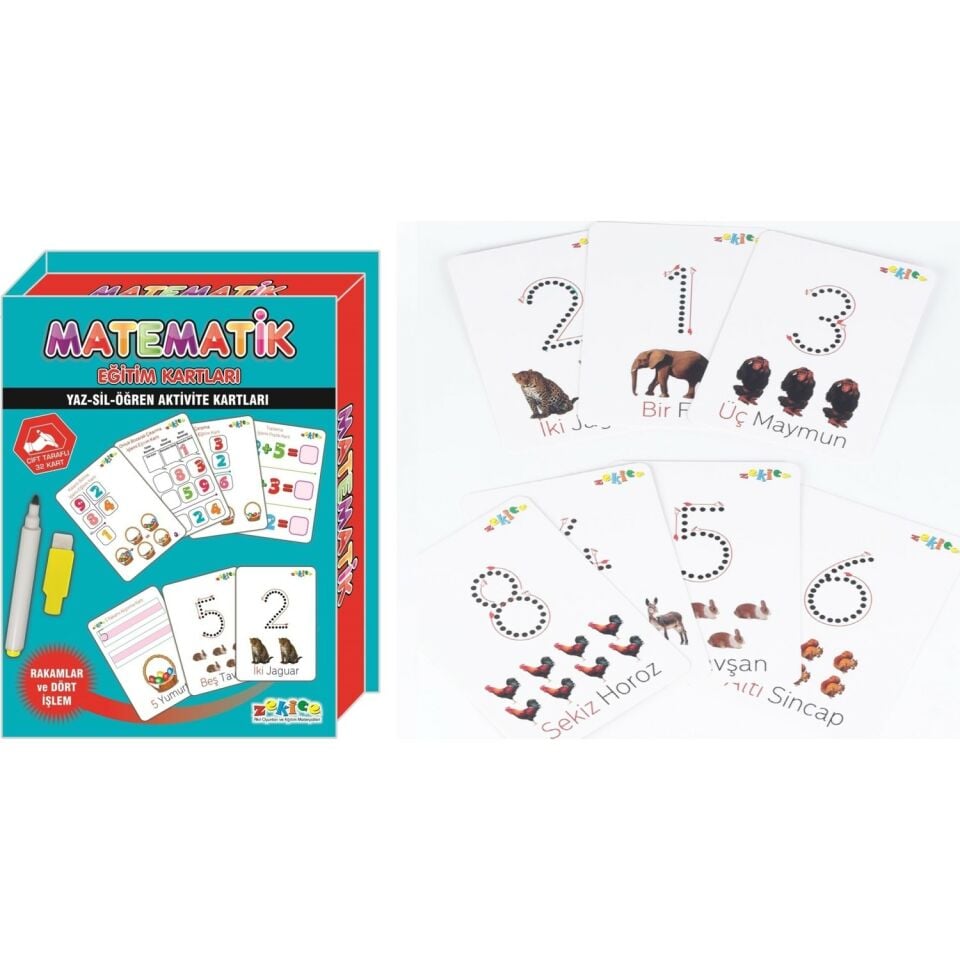 Zekice ZK-M03 Matematik Eğitim Kartları