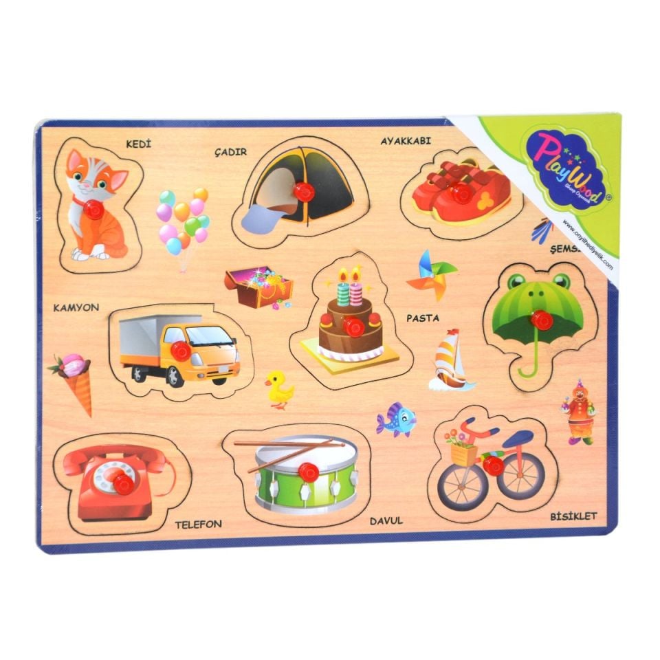 Play Wood Ahşap Tutmalı Karışık Serisi