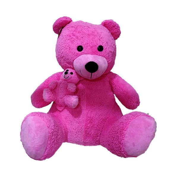 Yavrulu Oturan Ayı 90 Cm