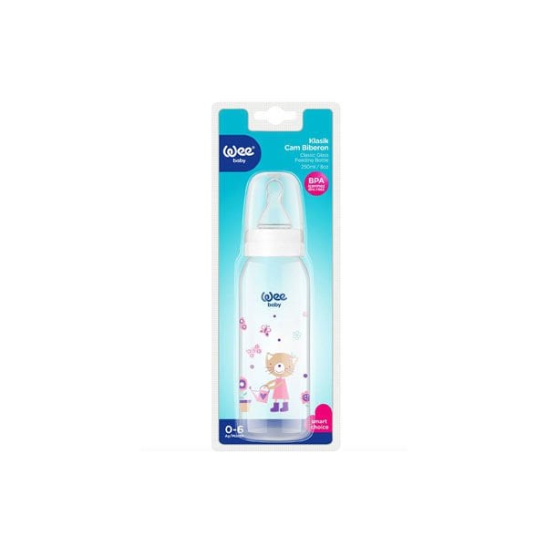 Wee Baby Klasik Cam Biberon 250 Ml Pembe