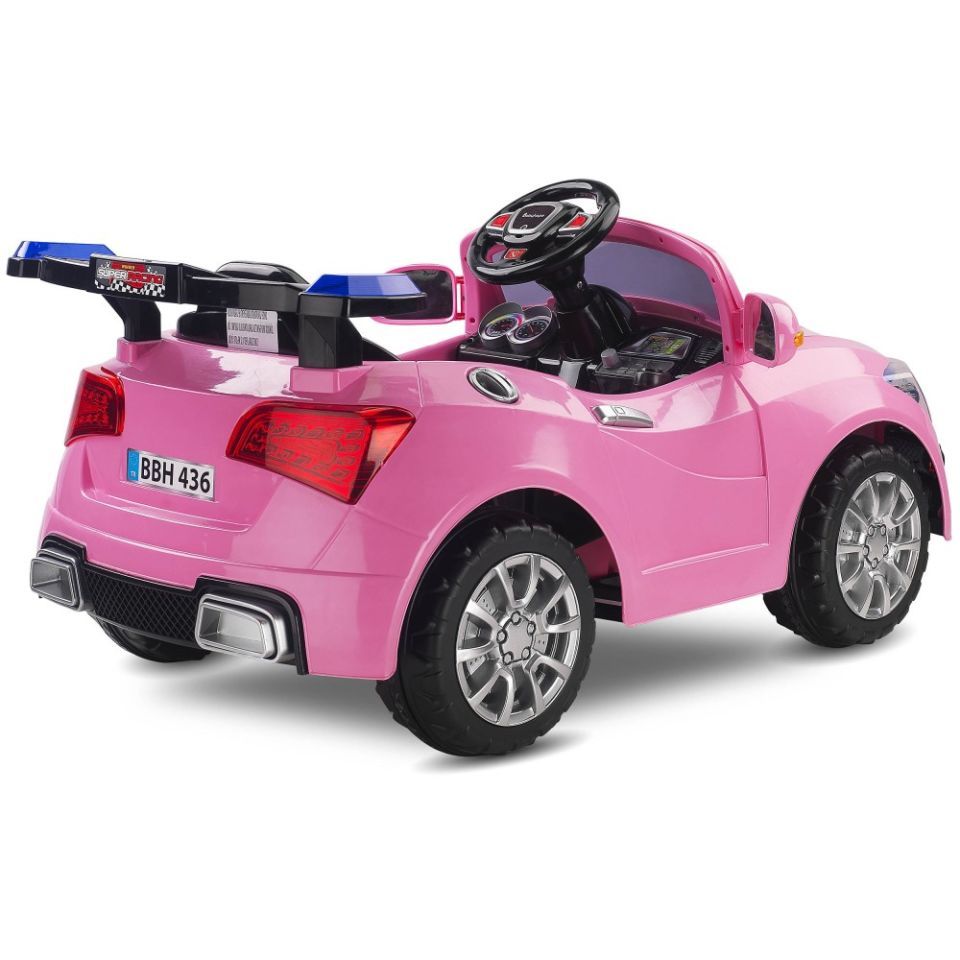 Baby Hope E Drive 5 Uzaktan Kumandalı 12V Akülü Araba-Pembe