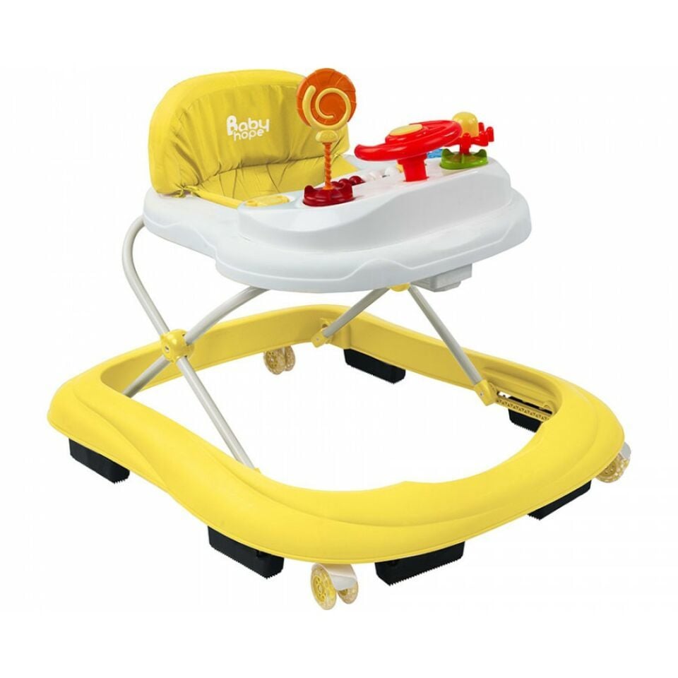 Baby Hope 217 Lüks Oyuncaklı Yürüteç-Sarı