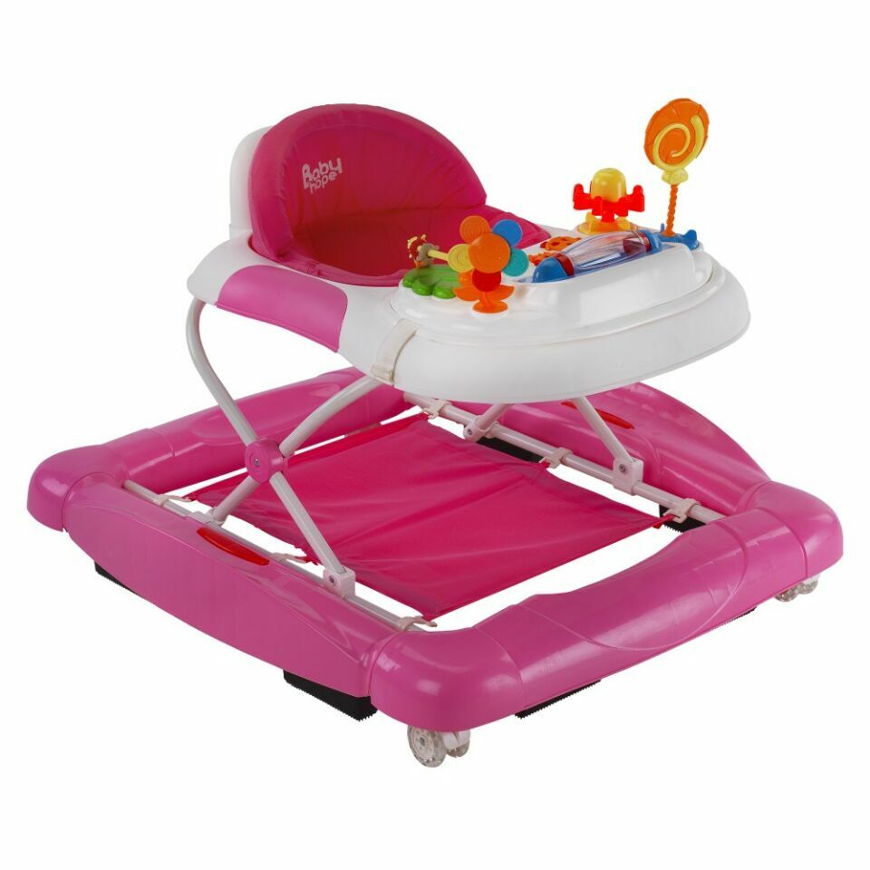 Baby Hope 212 Royal Salla Yürüteç-Pembe