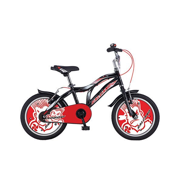 Salcano Badboy 16 Jant Erkek Çocuk Bisikleti Siyah Kırmızı Beyaz