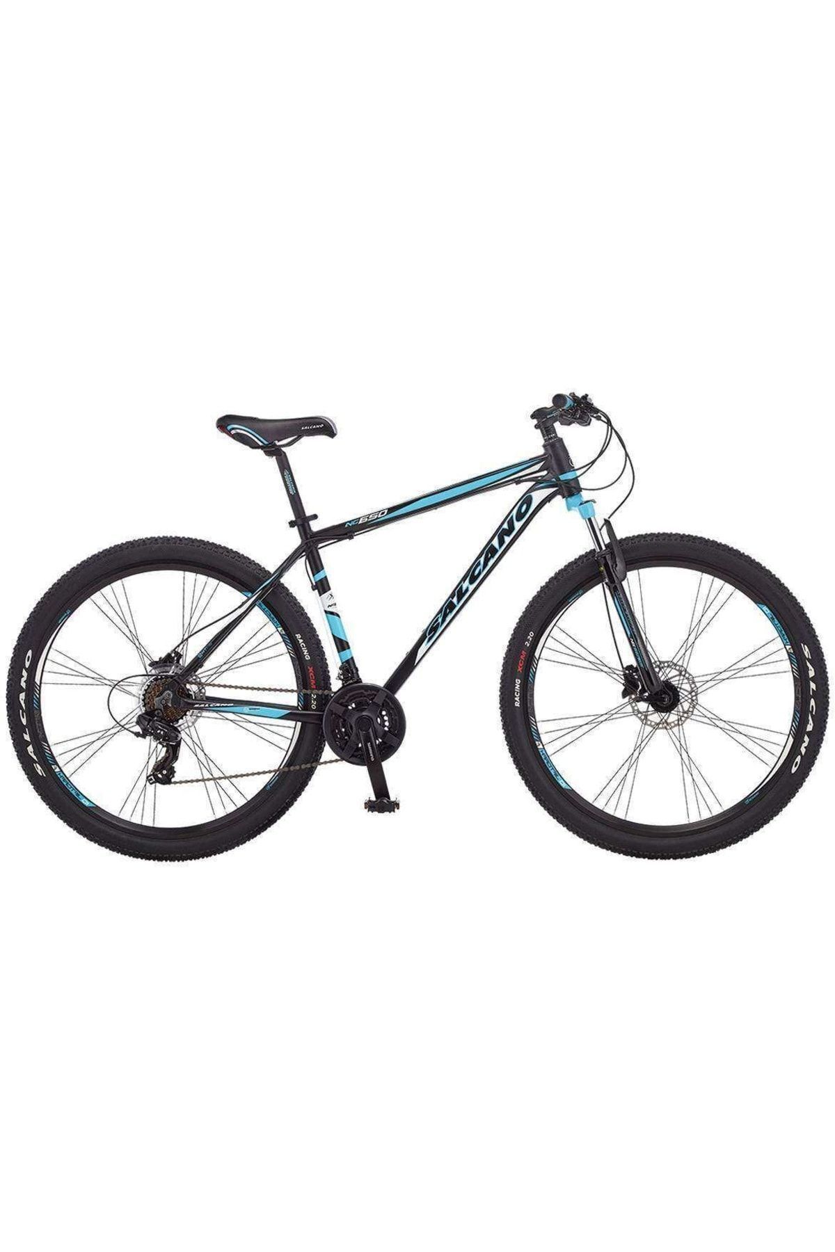 Salcano NG650 29 HD 19'' Hidrolik Disk Fren 29 Jant (185 cm ve üzeri Boy) 21 Vites Dağ Bisikleti-Mat Siyah Turkuaz Beyaz