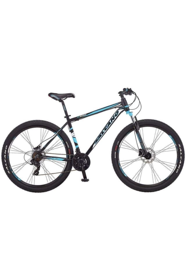 Salcano NG650 29 HD 19'' Hidrolik Disk Fren 29 Jant (185 cm ve üzeri Boy) 21 Vites Dağ Bisikleti-Mat Siyah Turkuaz Beyaz